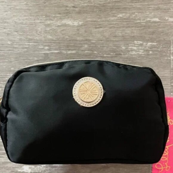 NWT Lilly Pulitzer Jeanie Belt Bag Fanny Pack Crossbody Onyx Black - Picture 2 of 7